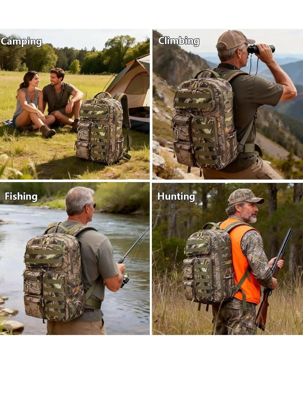 Tactical Camo Backpack - Realtree Style